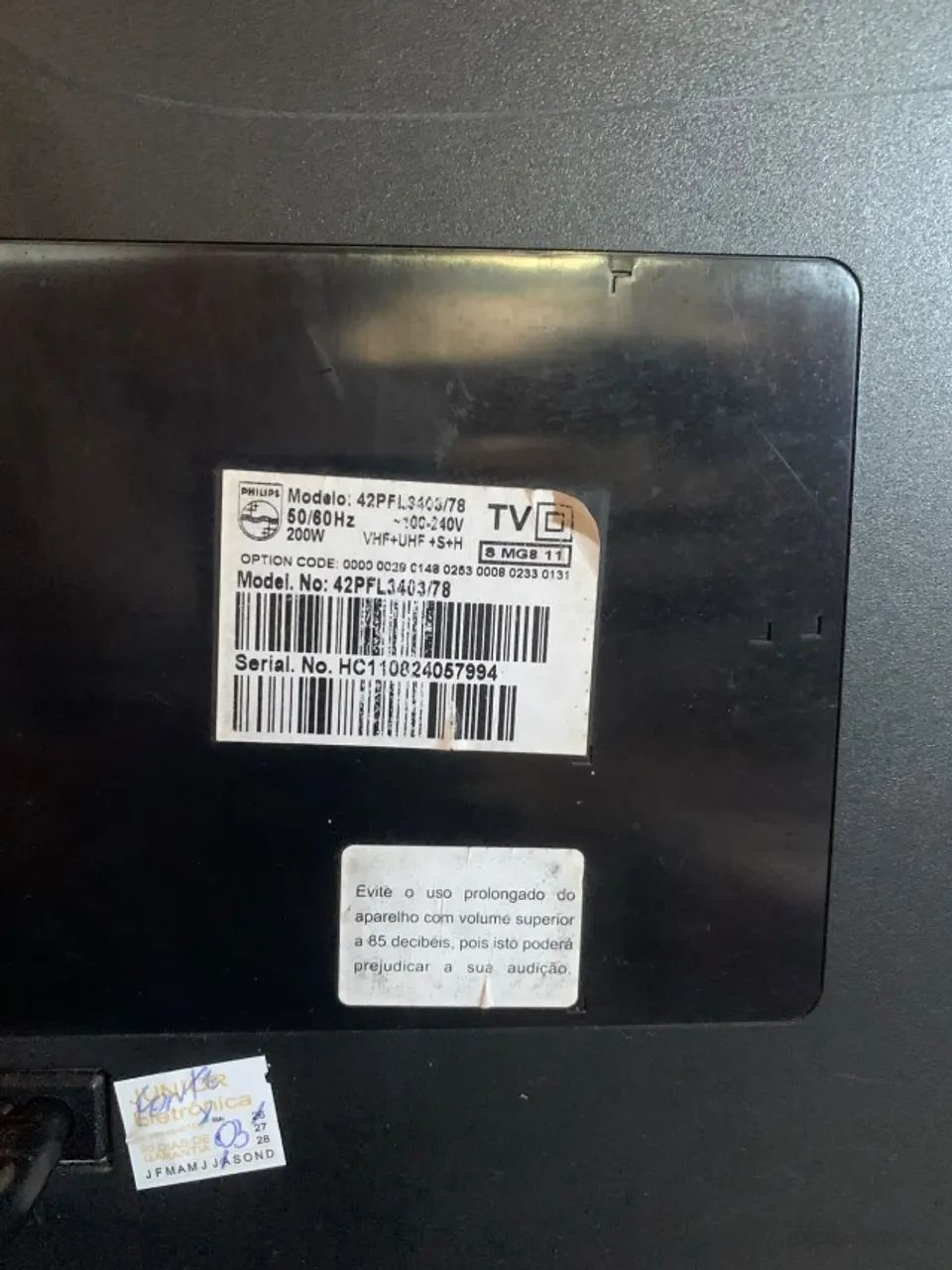 TV PHILIPS 42'' NÃO SMART