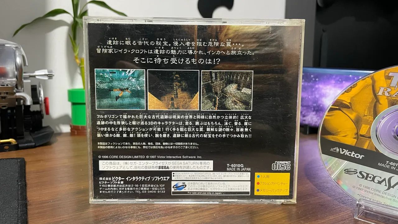 Tomb Raider Sega Saturn Japonês - Foto 3