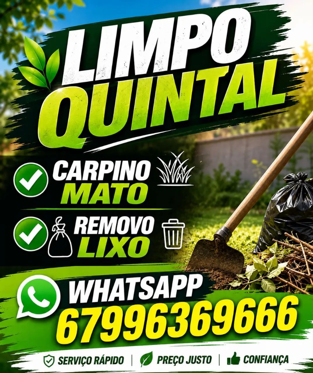 Limpeza de quintal