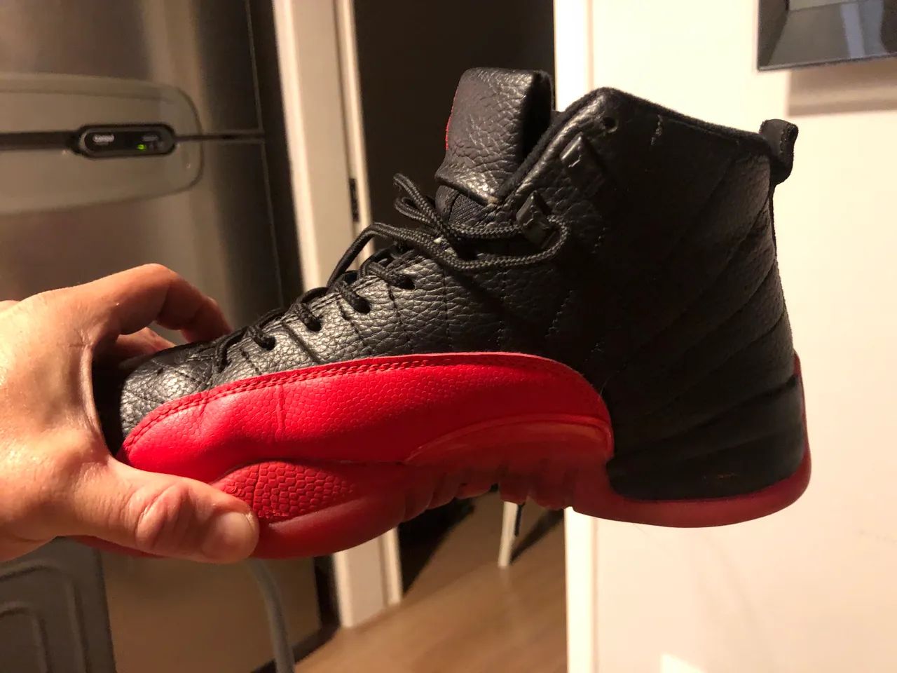 Jordan 12 original preto e vermelho  - Foto 3