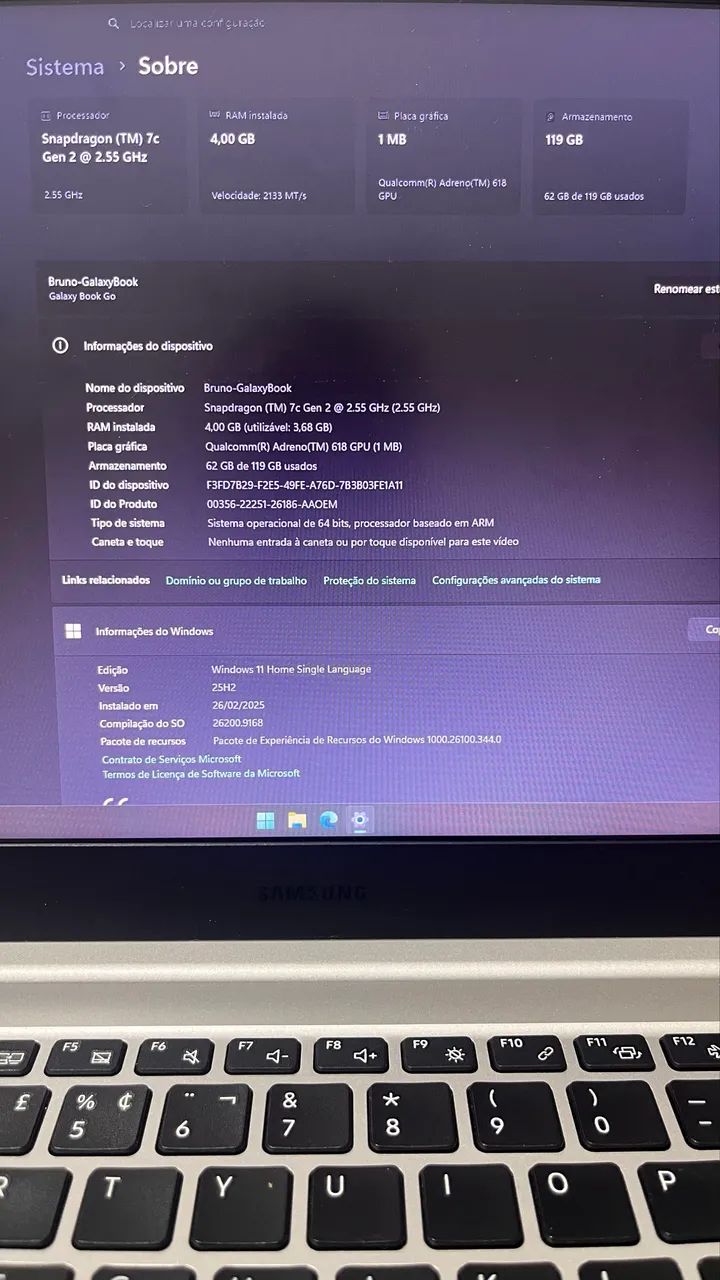 Notebook GalaxyBook Go Samsung - Foto 4