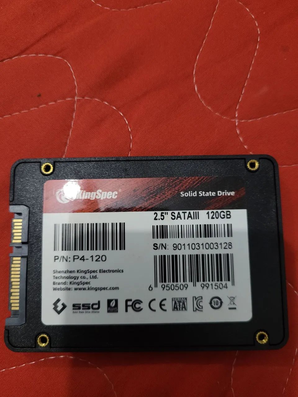 SSD KingSpec 2,5" de 120 GB. - Foto 2