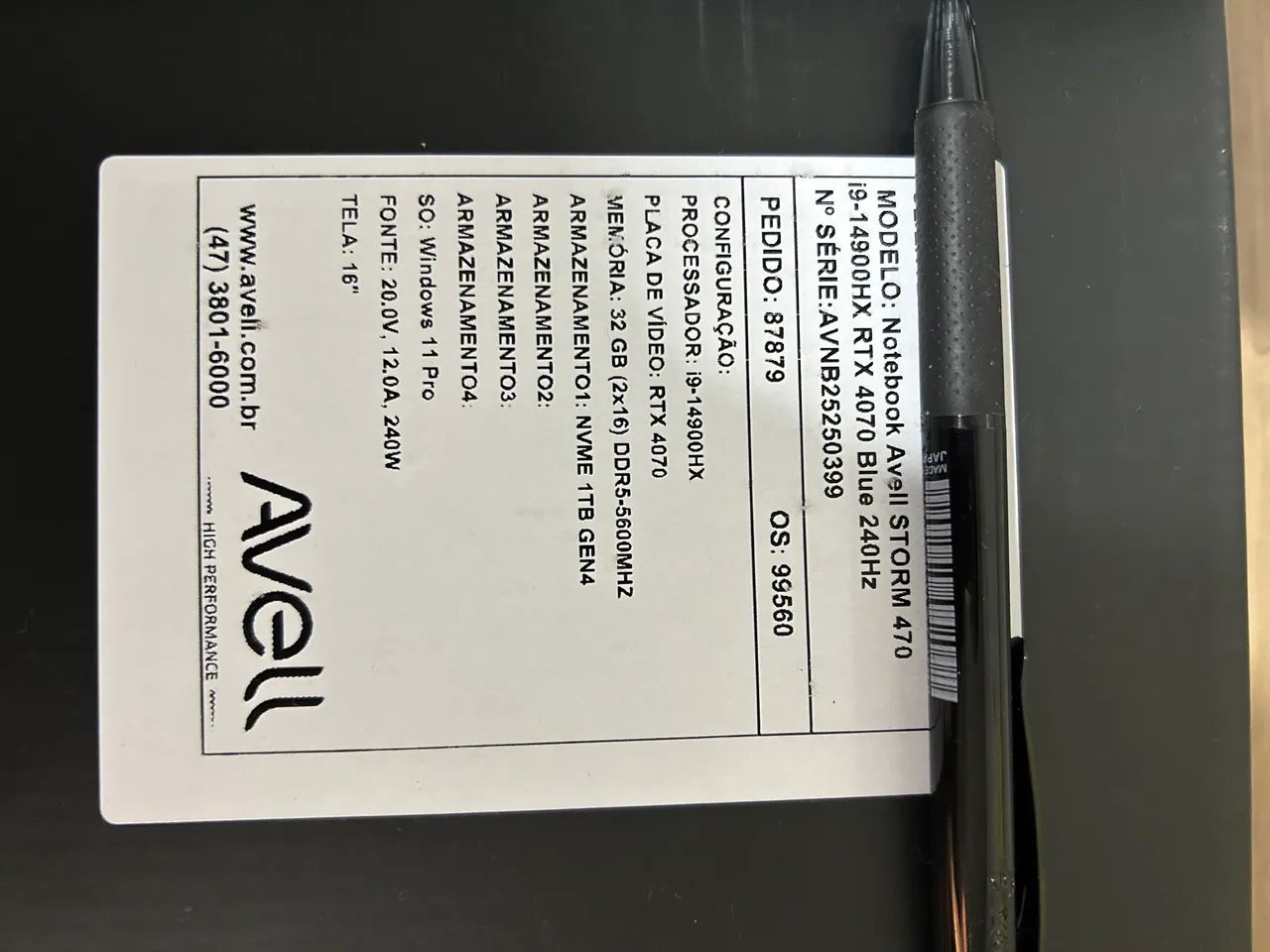 Avell Storm 470 Blue  - Foto 2