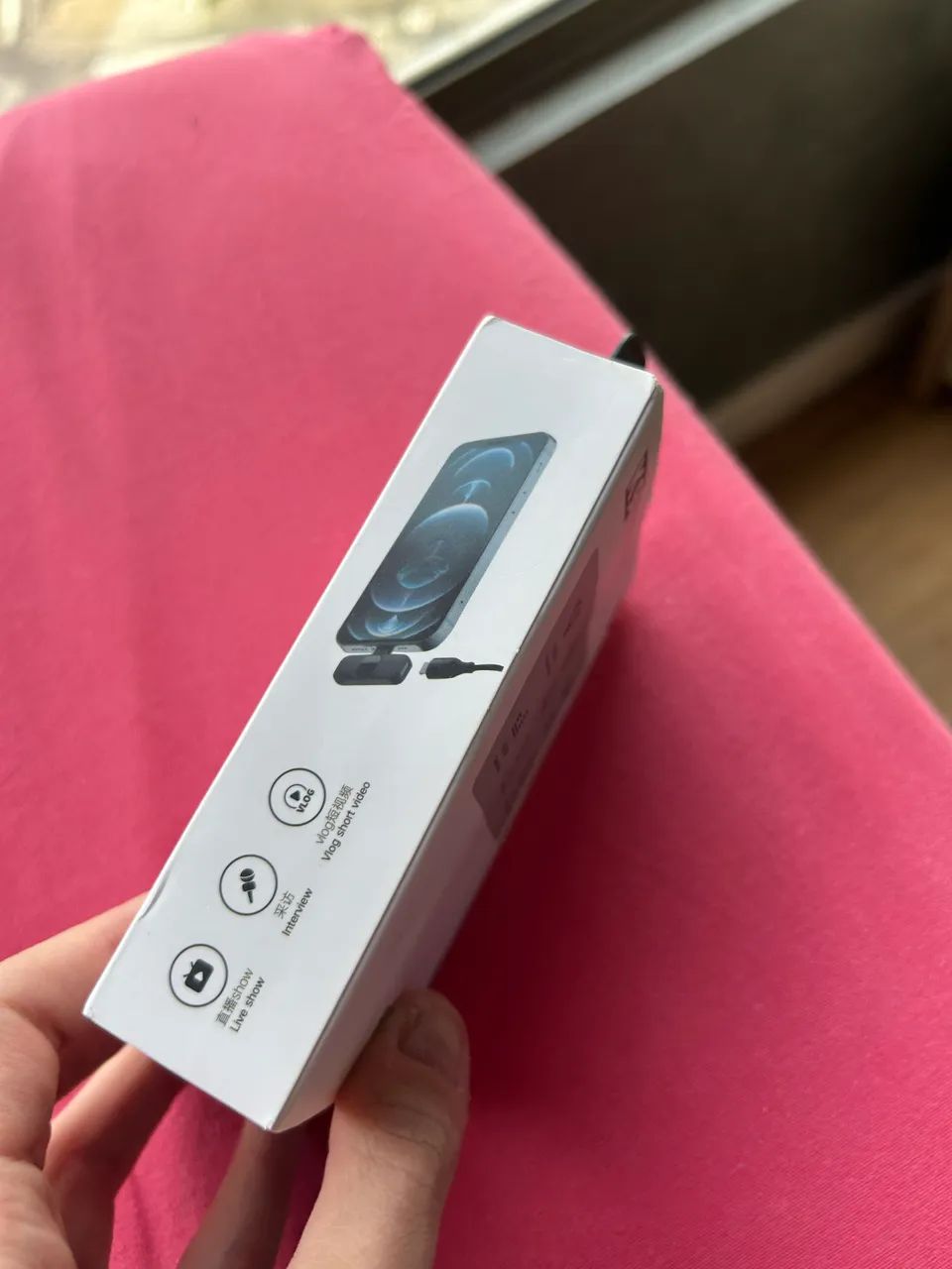 Vendo microfone do tipo lapela para IPhone