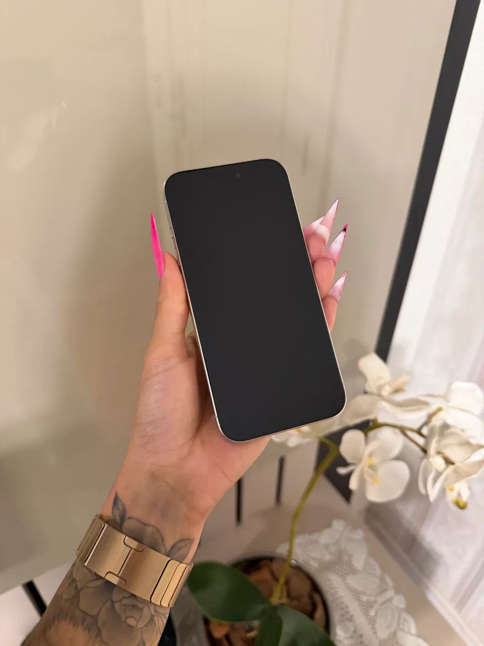 iPhone 15 Pro Titânio Branco IMPECÁVEL  - Foto 4