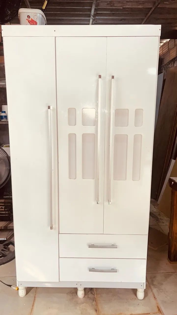 Guarda-roupa branco MDF  - Foto 4