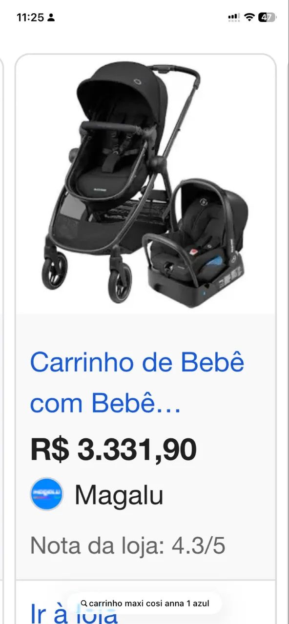 Carrinho de bebê moises + bebê conforto com base - Foto 4