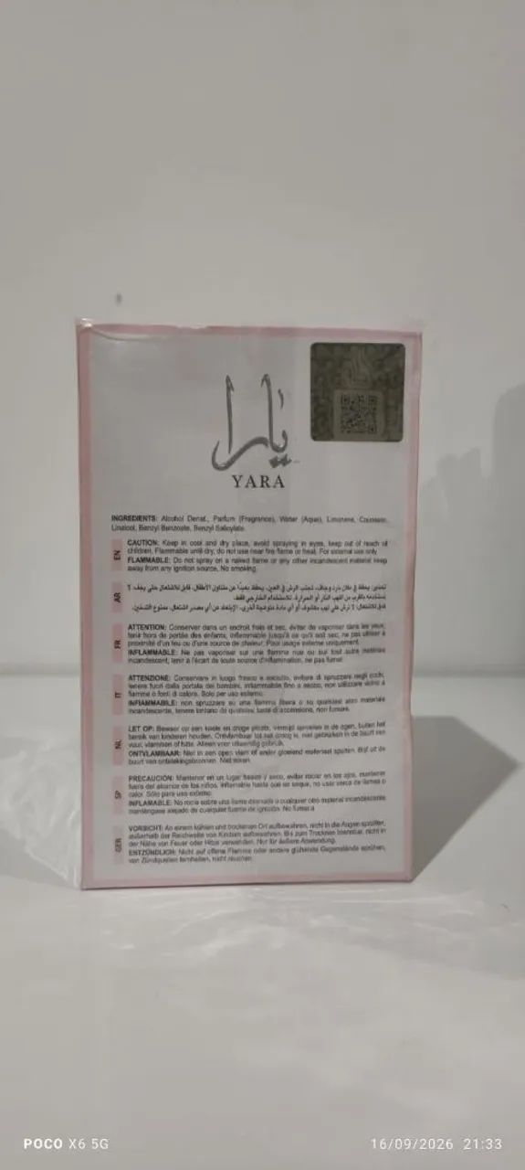 Perfume Árabe Lattafa Yara Eau de Parfum 100ml - Foto 3
