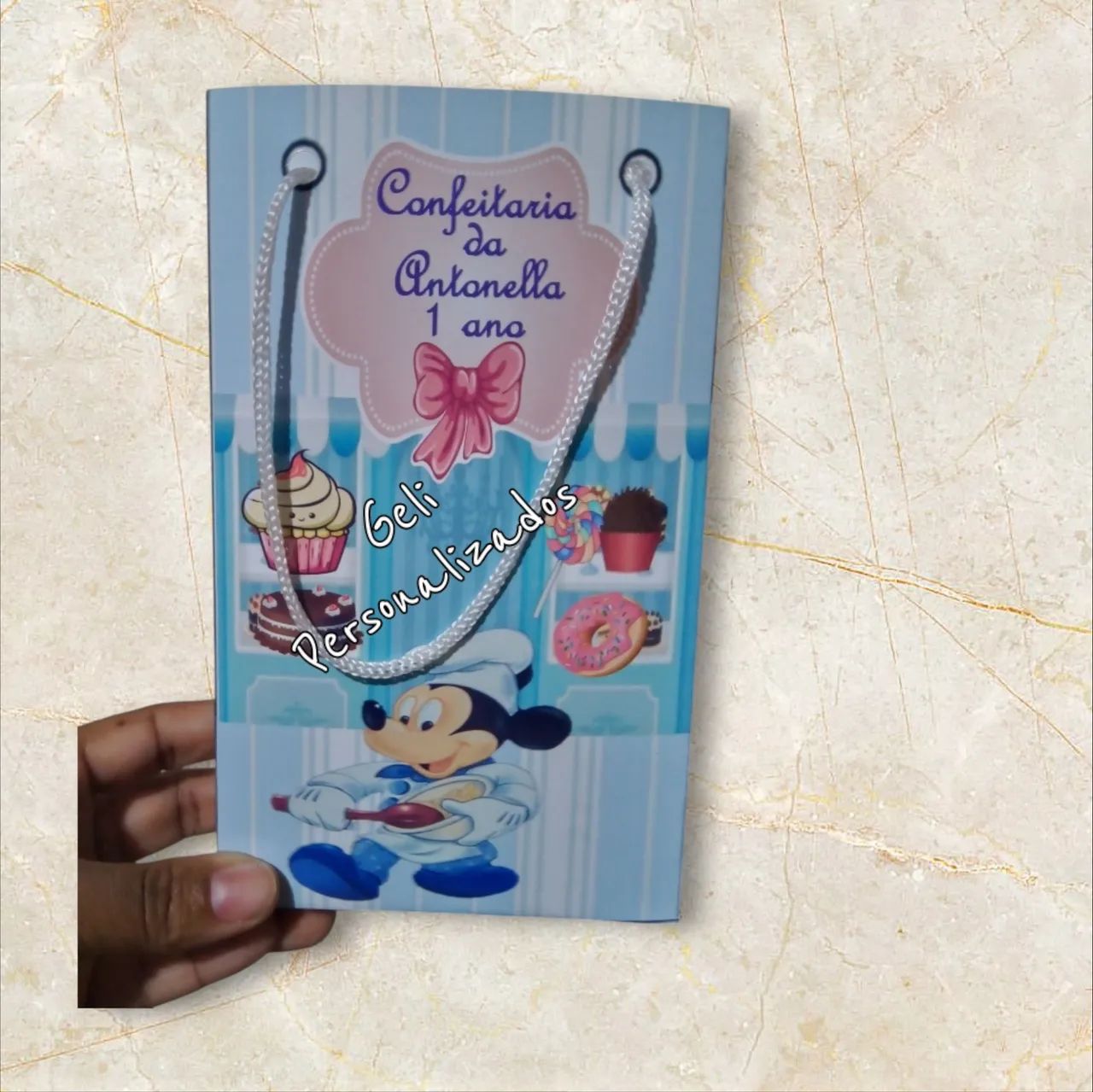 Sacolinha personalizada para doces - Foto 4