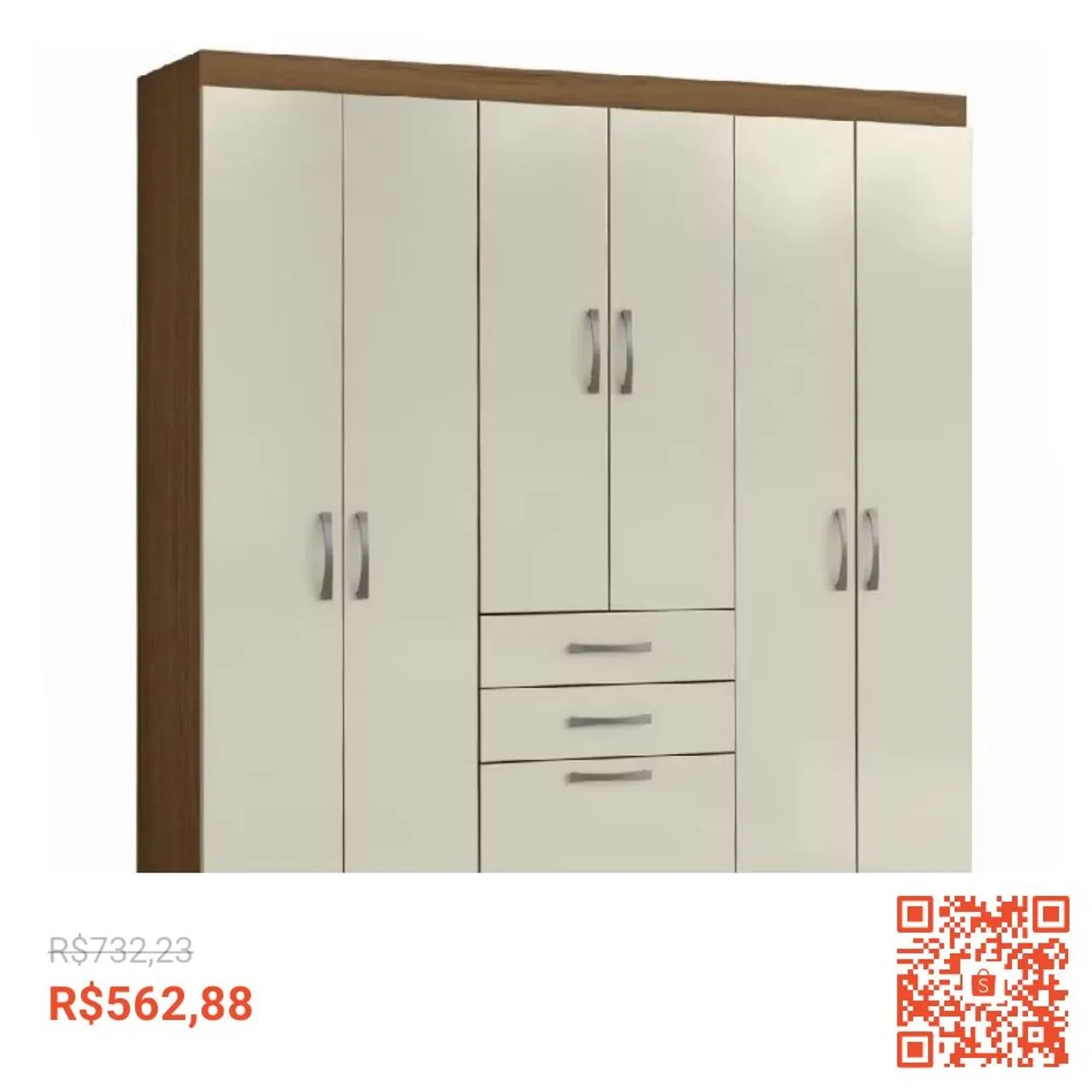 Guarda roupa casal 7 portas