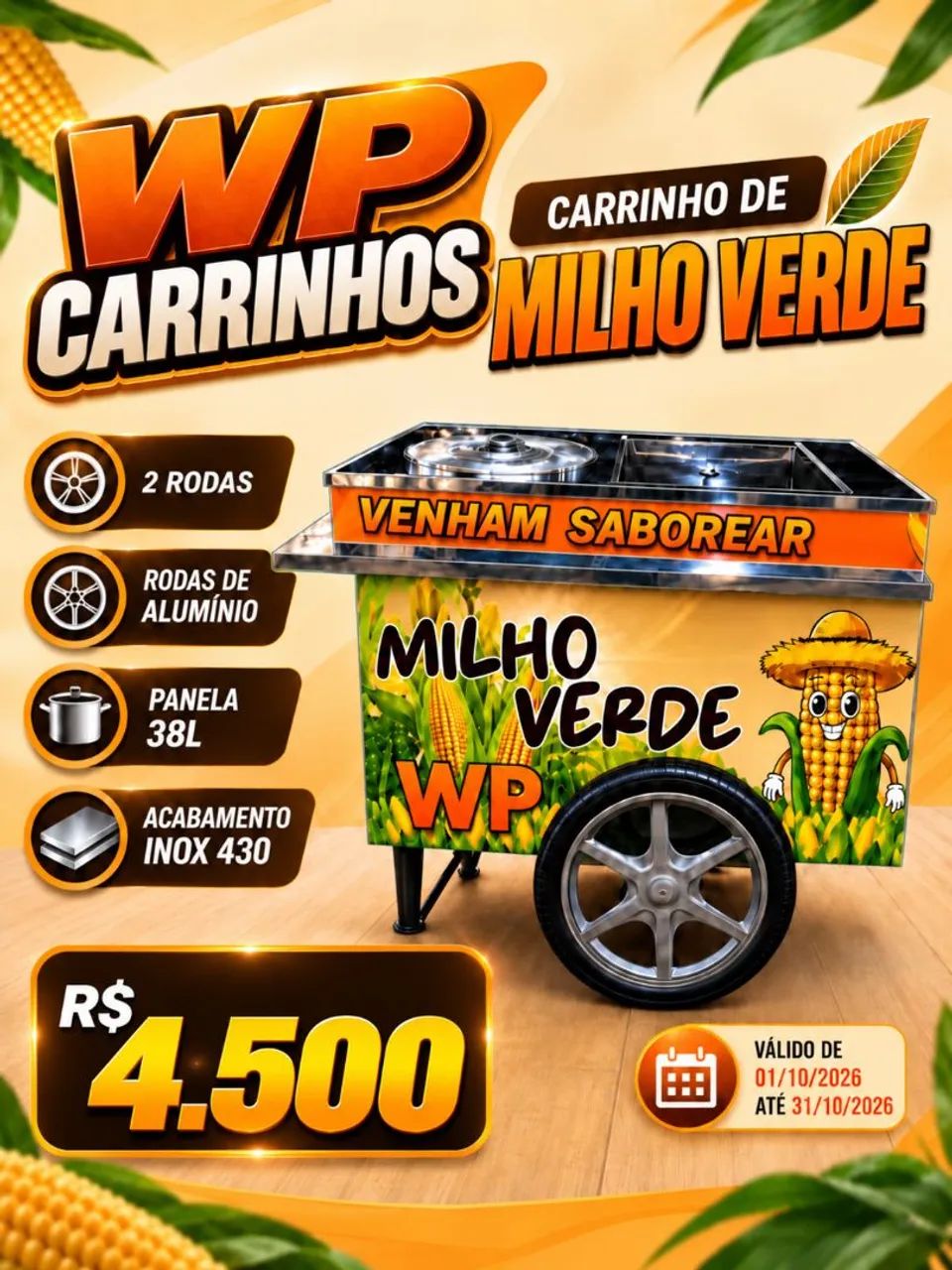 Carrinhos de milho - Foto 4