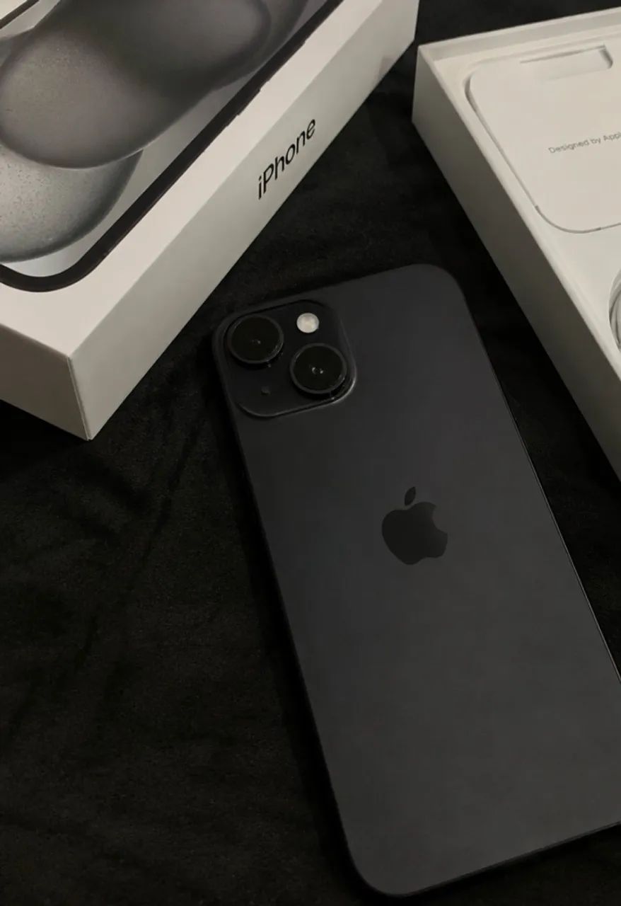 iPhone 15 preto 128g