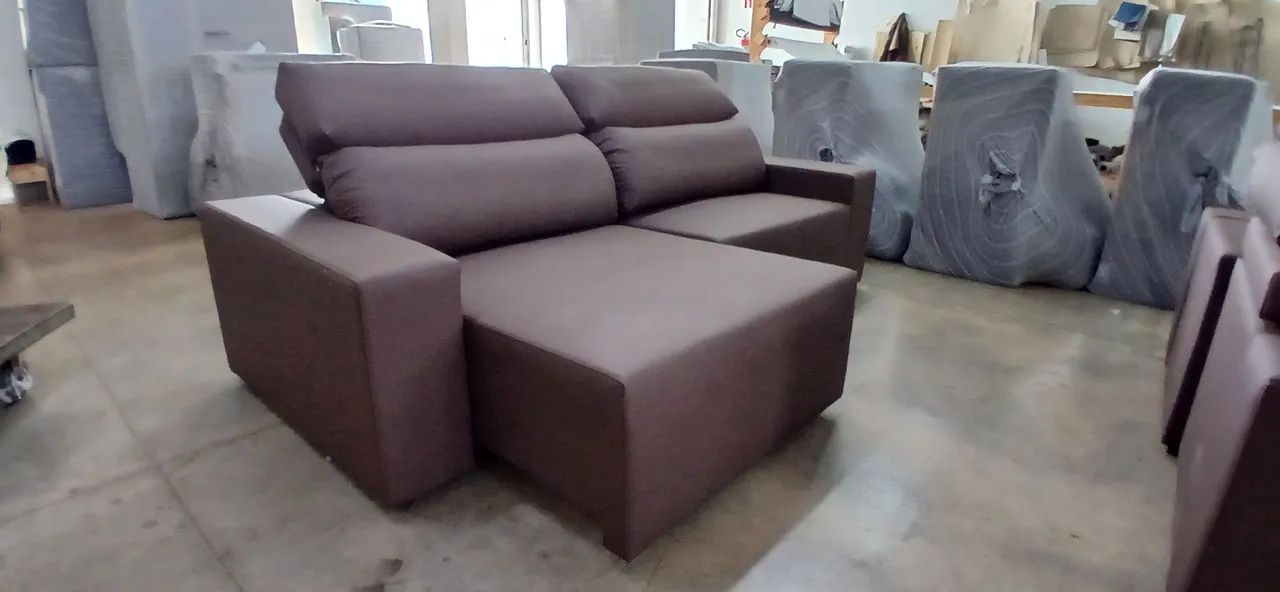 Sofá Retrátil e Reclinável 2.10m