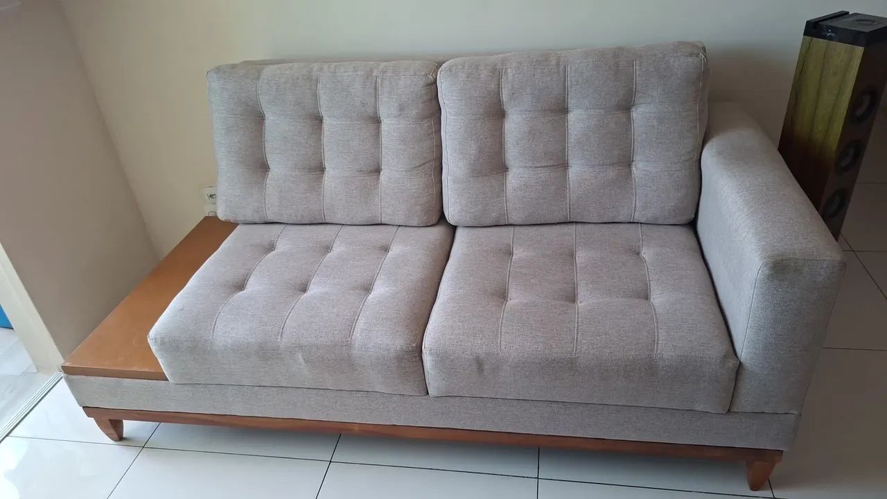 Sofá cor bege - Foto 3