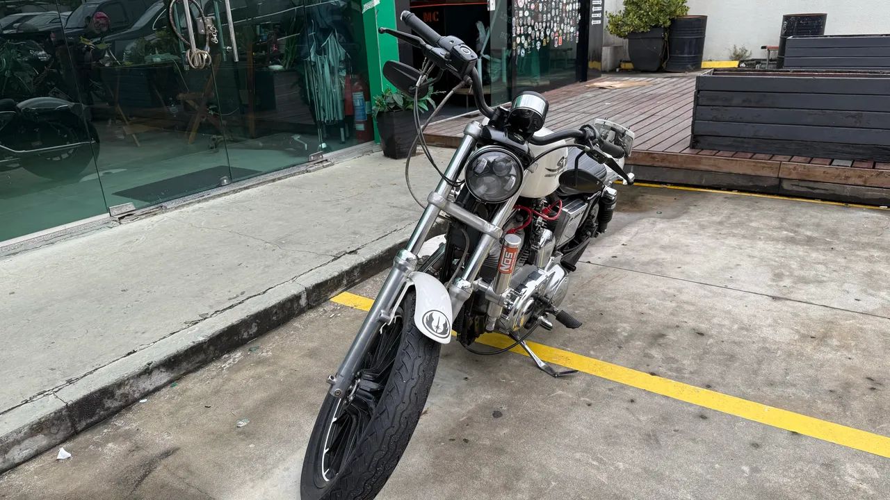 Harley Davidson XL 883 Custom 1997 CARBURADA E COM NITRO - Foto 2