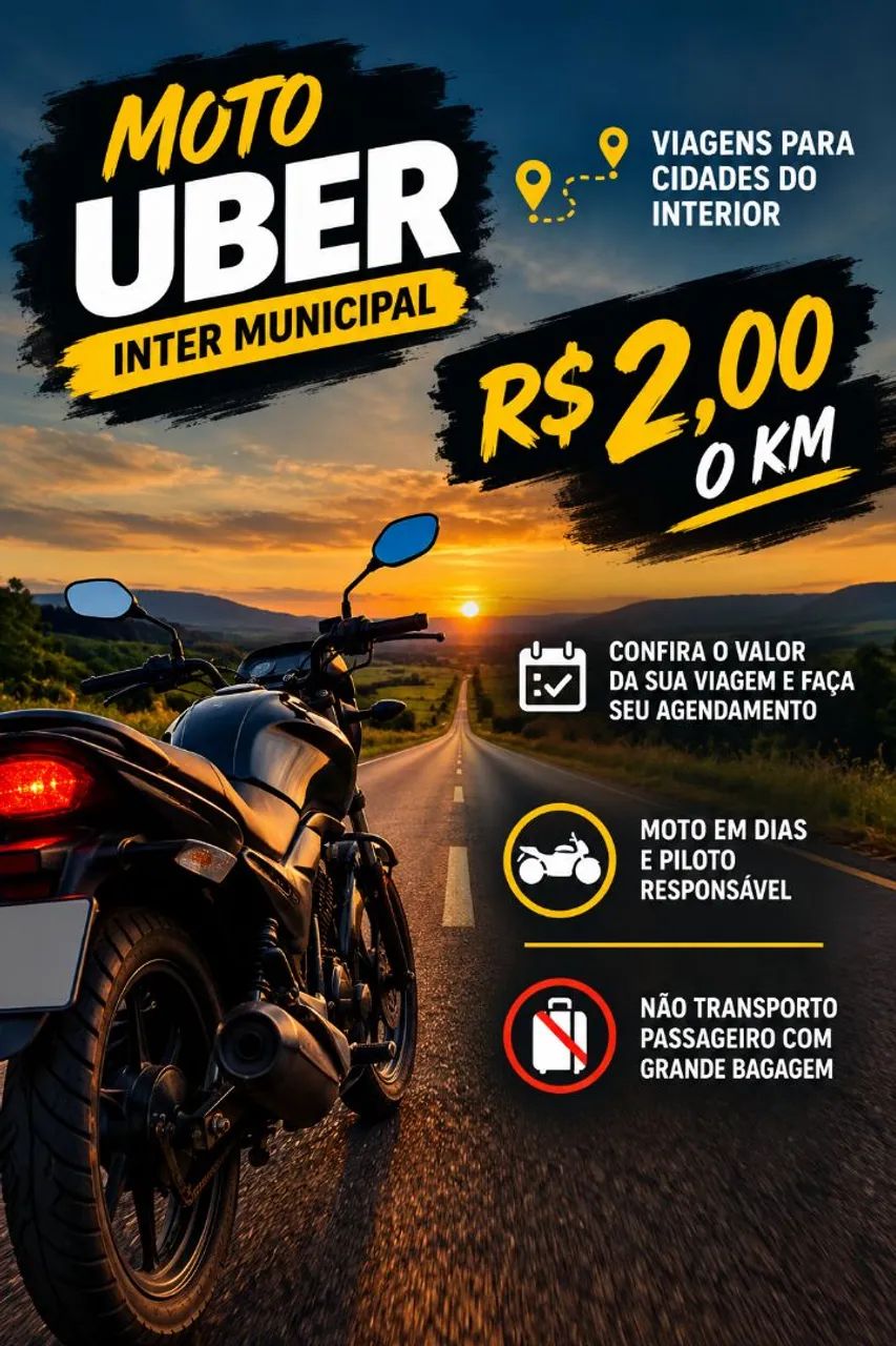 MOTO UBER INTER MUNICIPAL