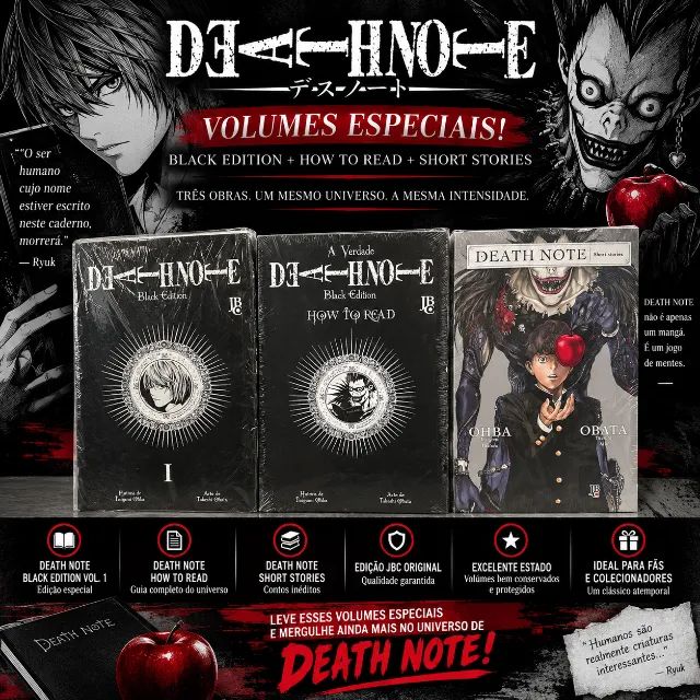 Death Note Black Edition completa 1 ao 6 + Extras - Foto 2