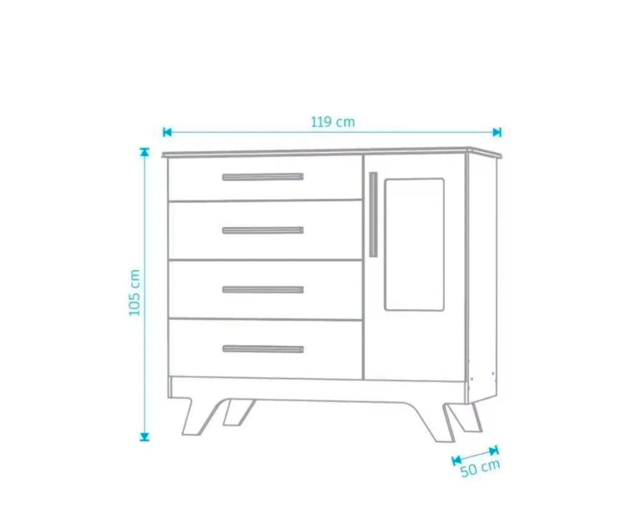 Comoda 100% MDF - Foto 4