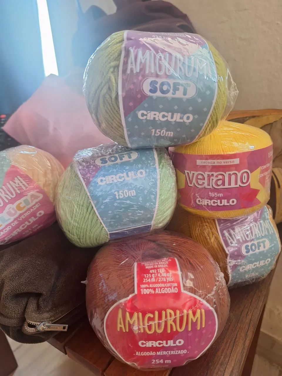 Fios amigurumi da circulo novos. 