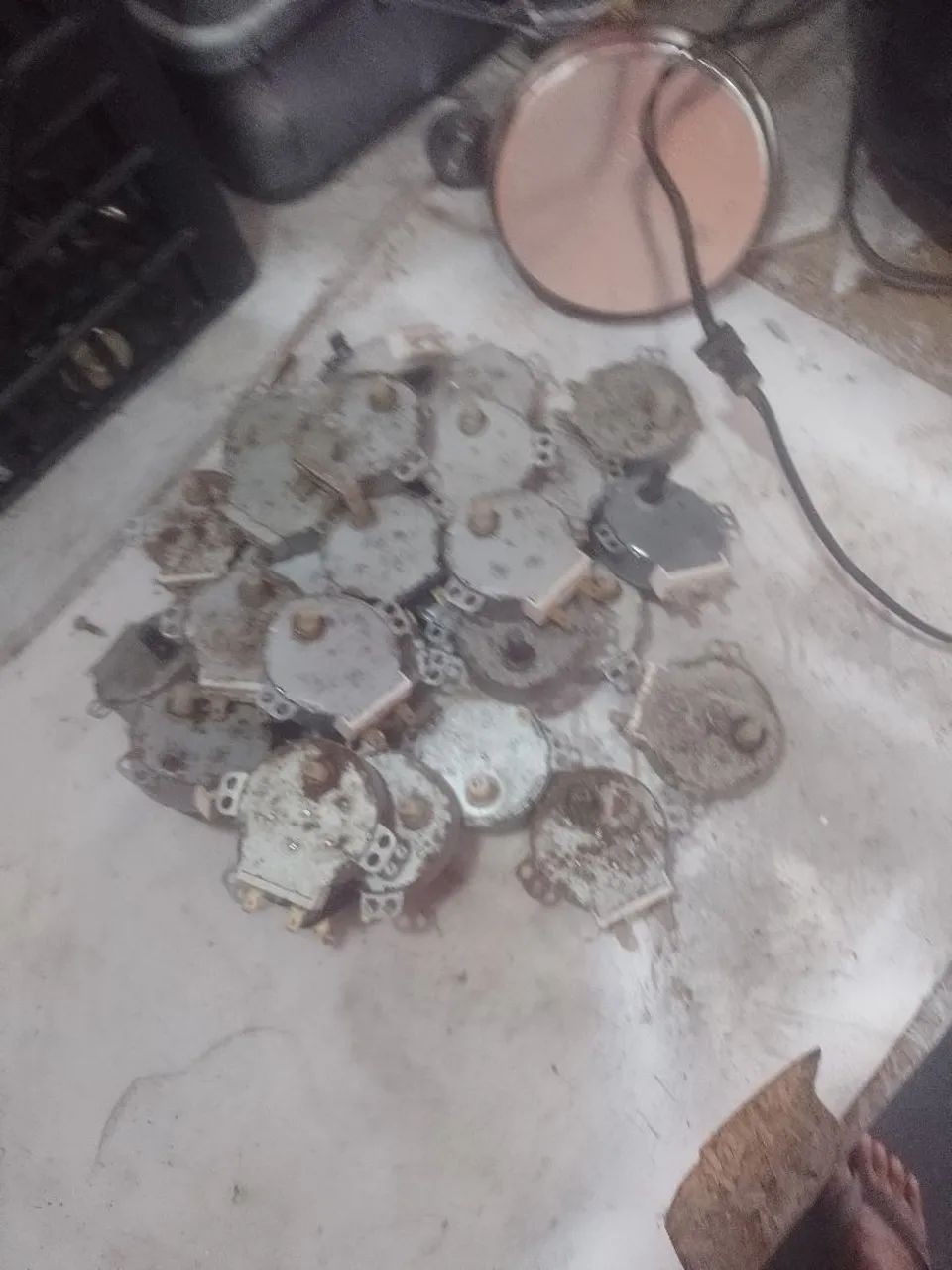 Motor de prato microondas 