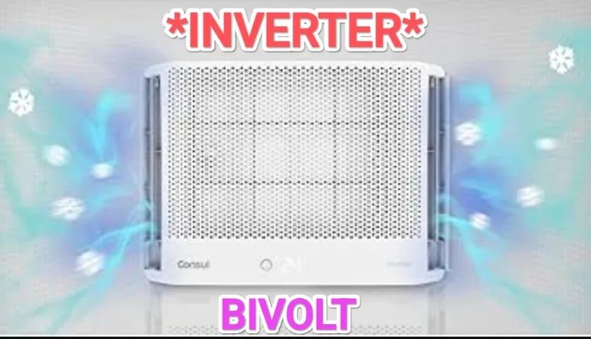 Ar Janela Cônsul 7000 BTUs INVERTER Controle + Bivolt + Nota + Garantia+ Cartão 12x*!!!  