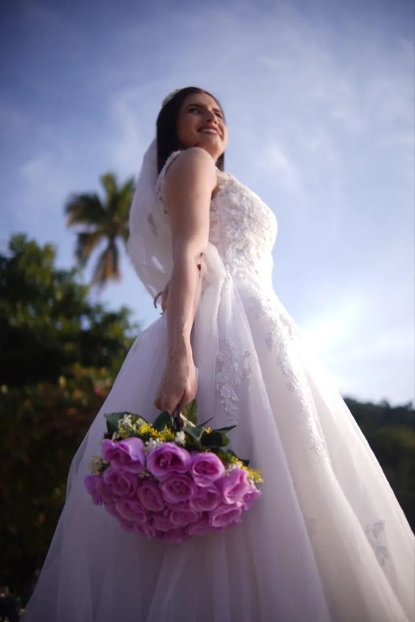 Vestido de noiva usado 1