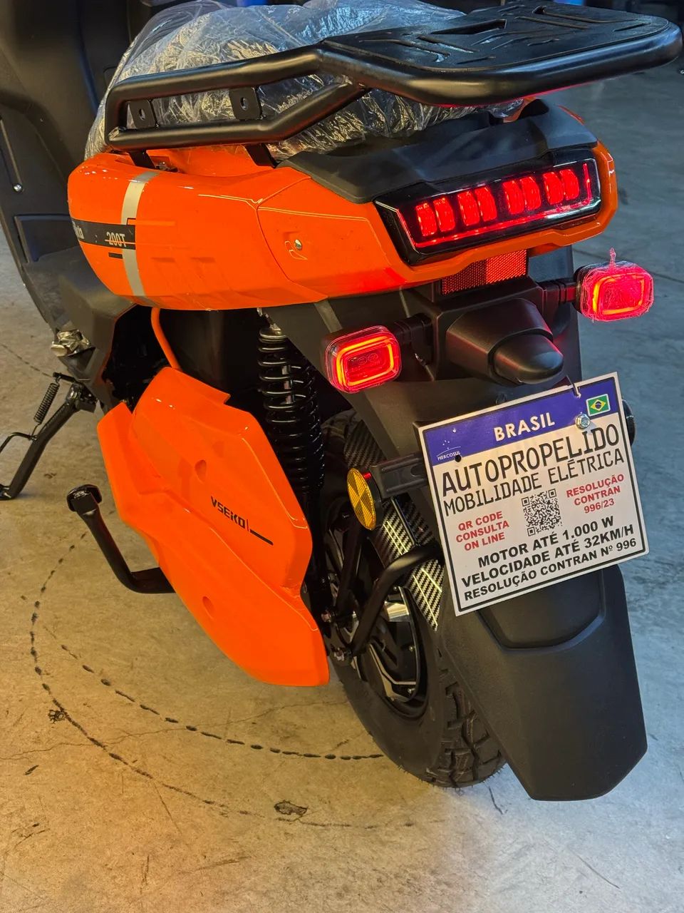 Scooter Tank 1000w Laranja  - Foto 4