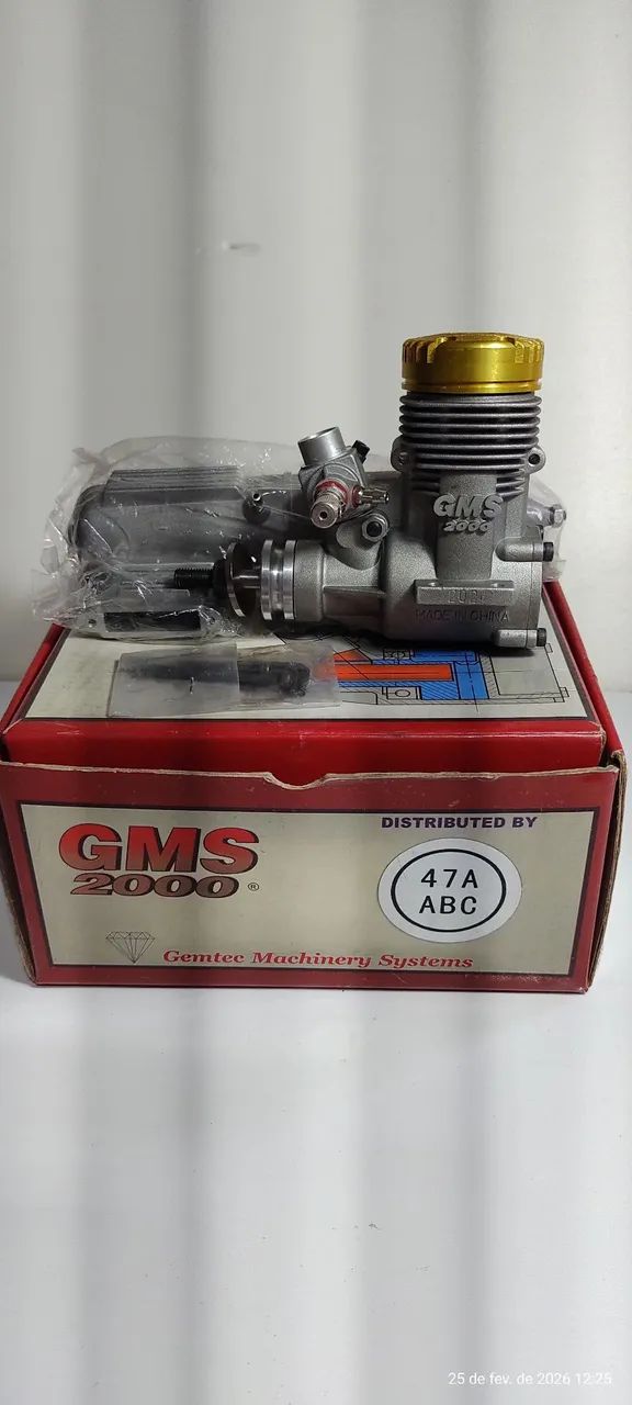 Motor glow GMS 47 novo