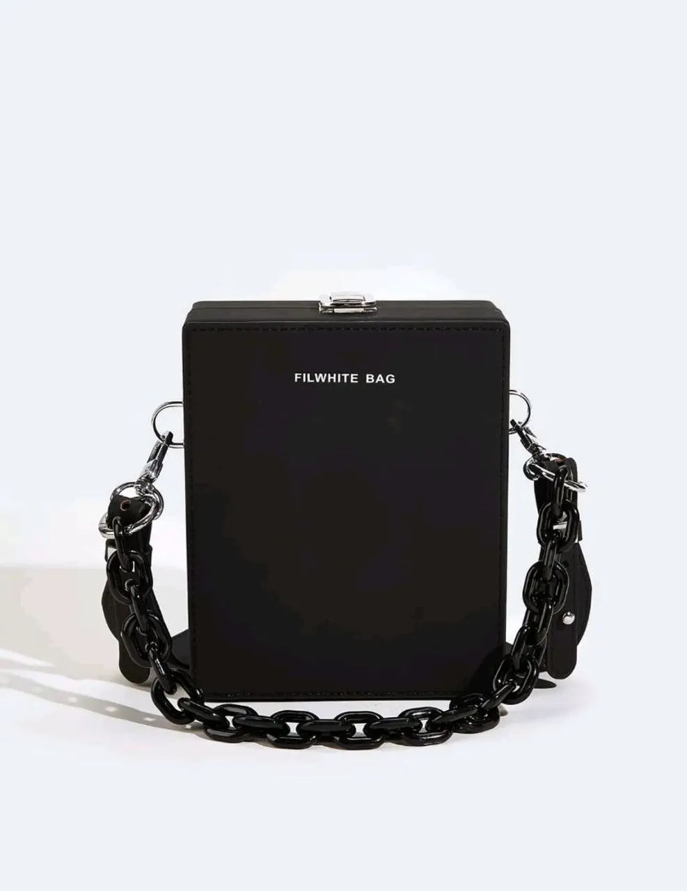 Bolsa Bag Preta Estruturada