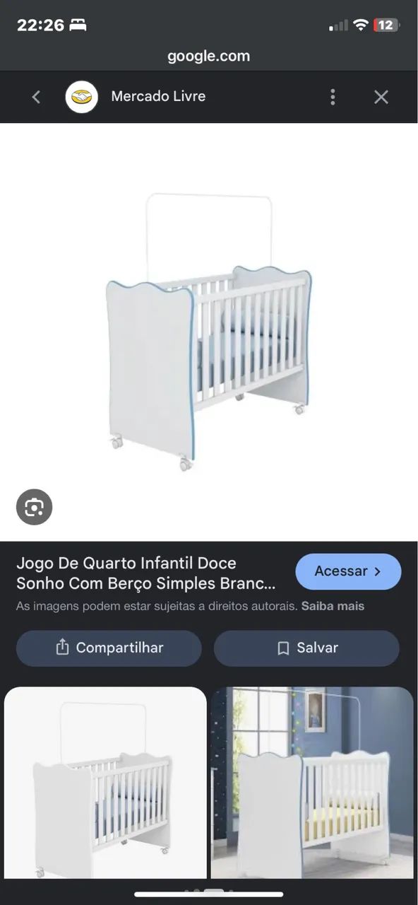 Vendo berço 