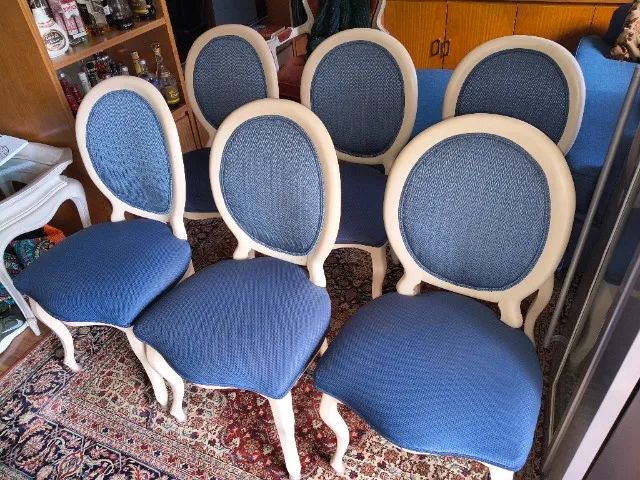 6 impecáveis cadeiras sala de jantar  - Foto 5