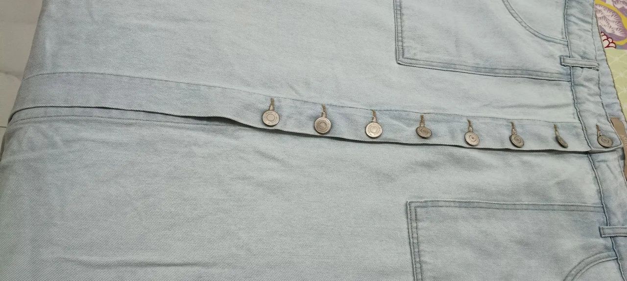 Saia jeans longa 48 - Foto 4