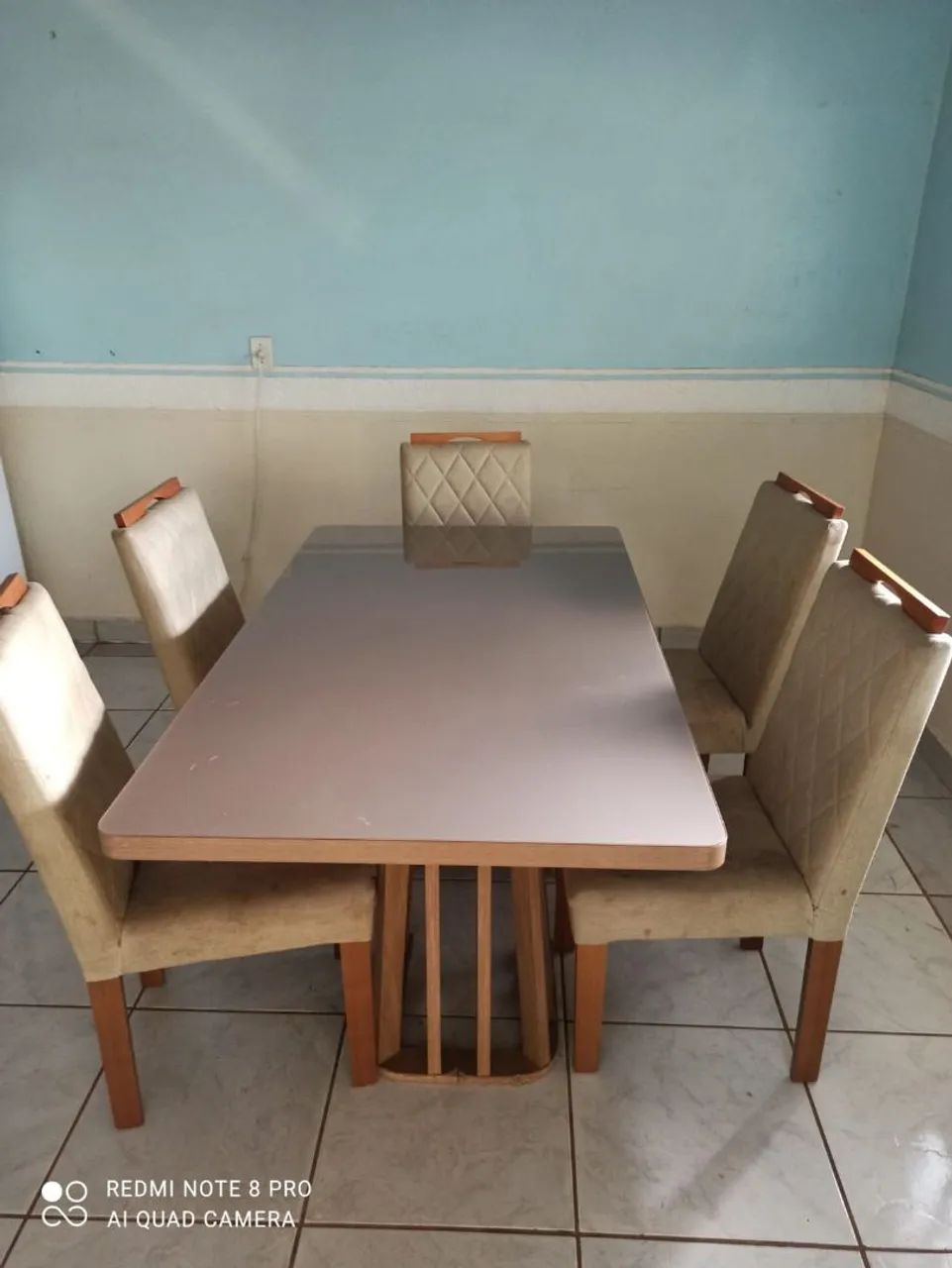 Mesa  com 5 cadeiras 900. - Foto 3