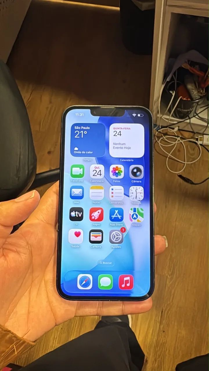 iPhone 14 256 GB Cor Meia Noite - Original - Foto 3