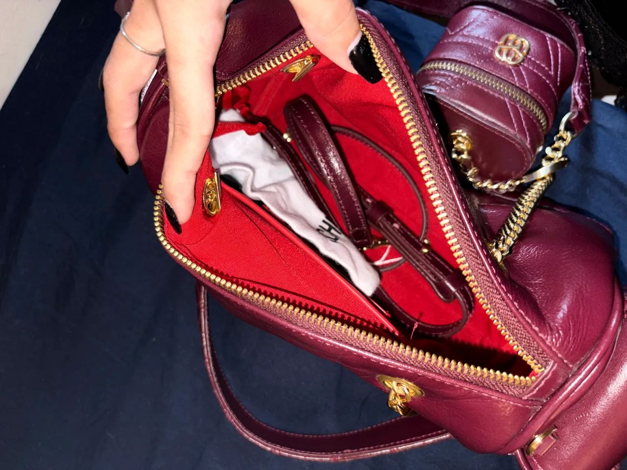 Bolsa Schutz vinho - Foto 3