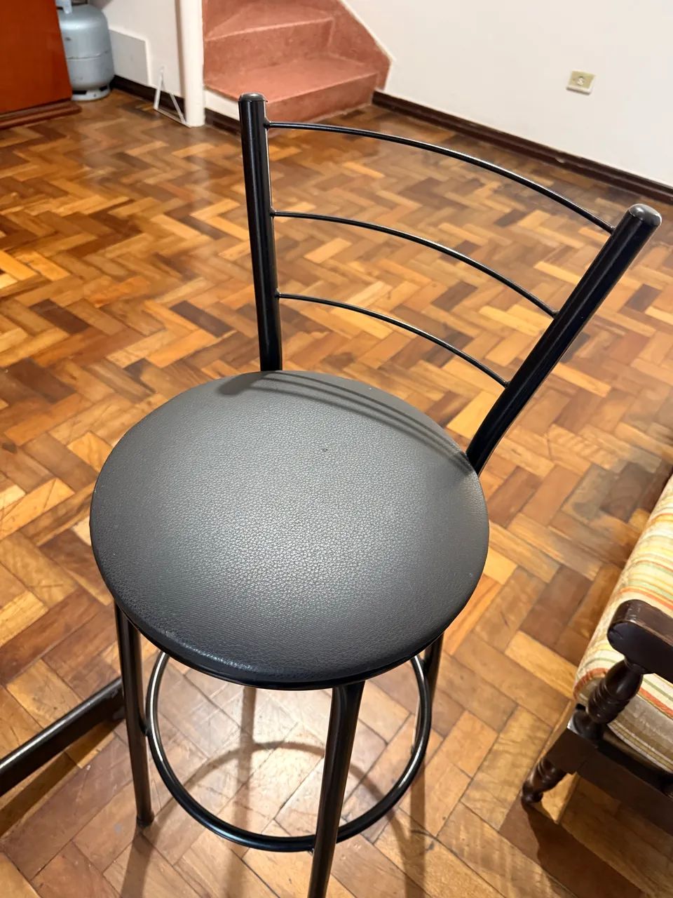 Banqueta bistrô preta