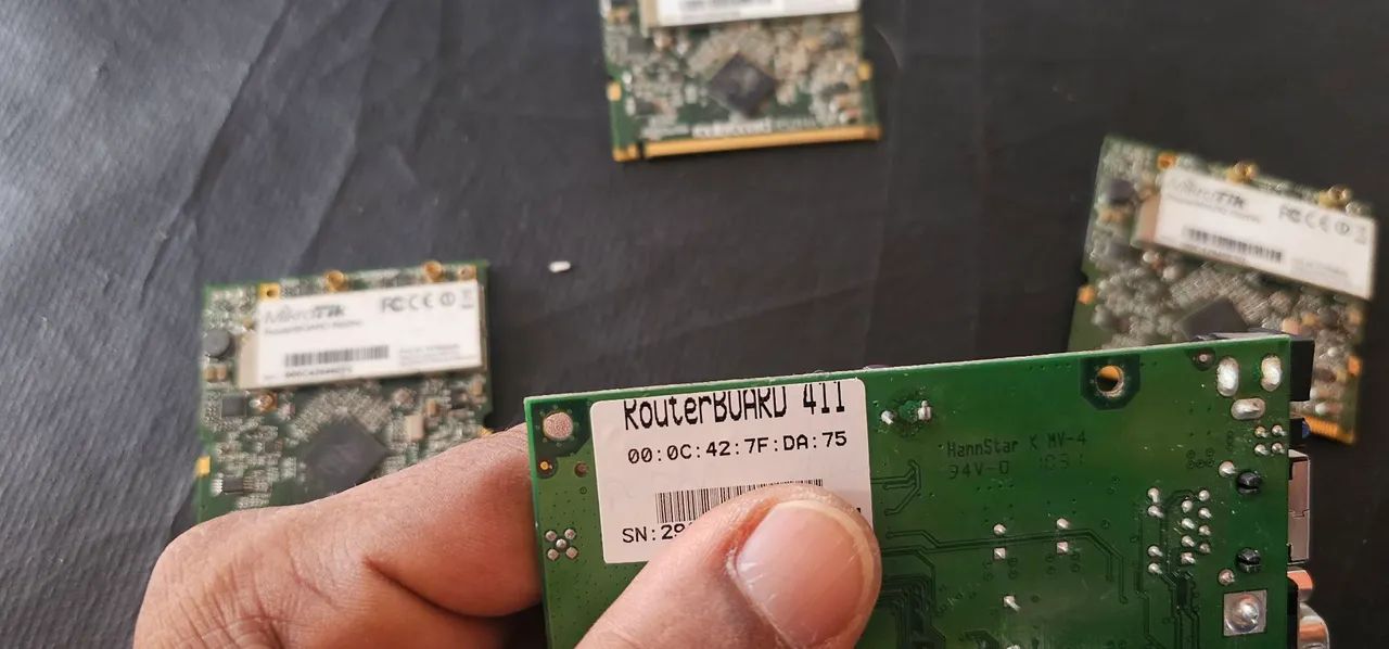 RouterBoard 411 + 3 cartões - Foto 2
