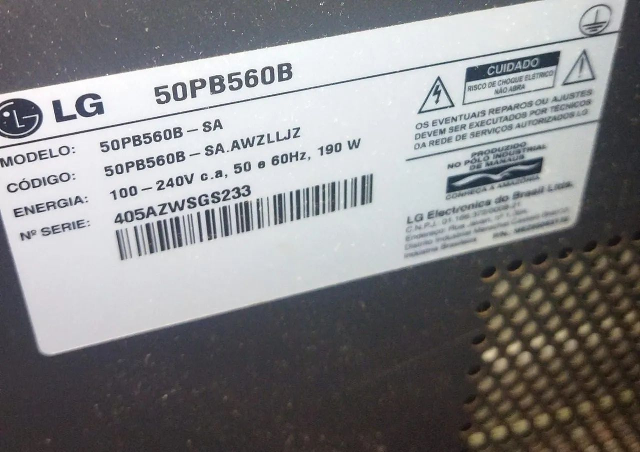 TV LG 50 polegadas com defeito  - Foto 4