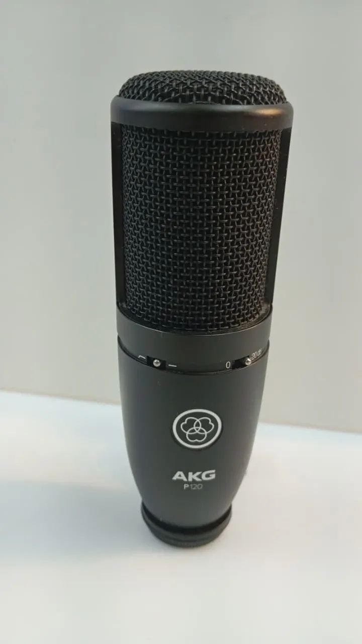 MICROFONE CONDENSADOR  MARCA :AKG  MODELO : p 120 sem shock mouth - Foto 2