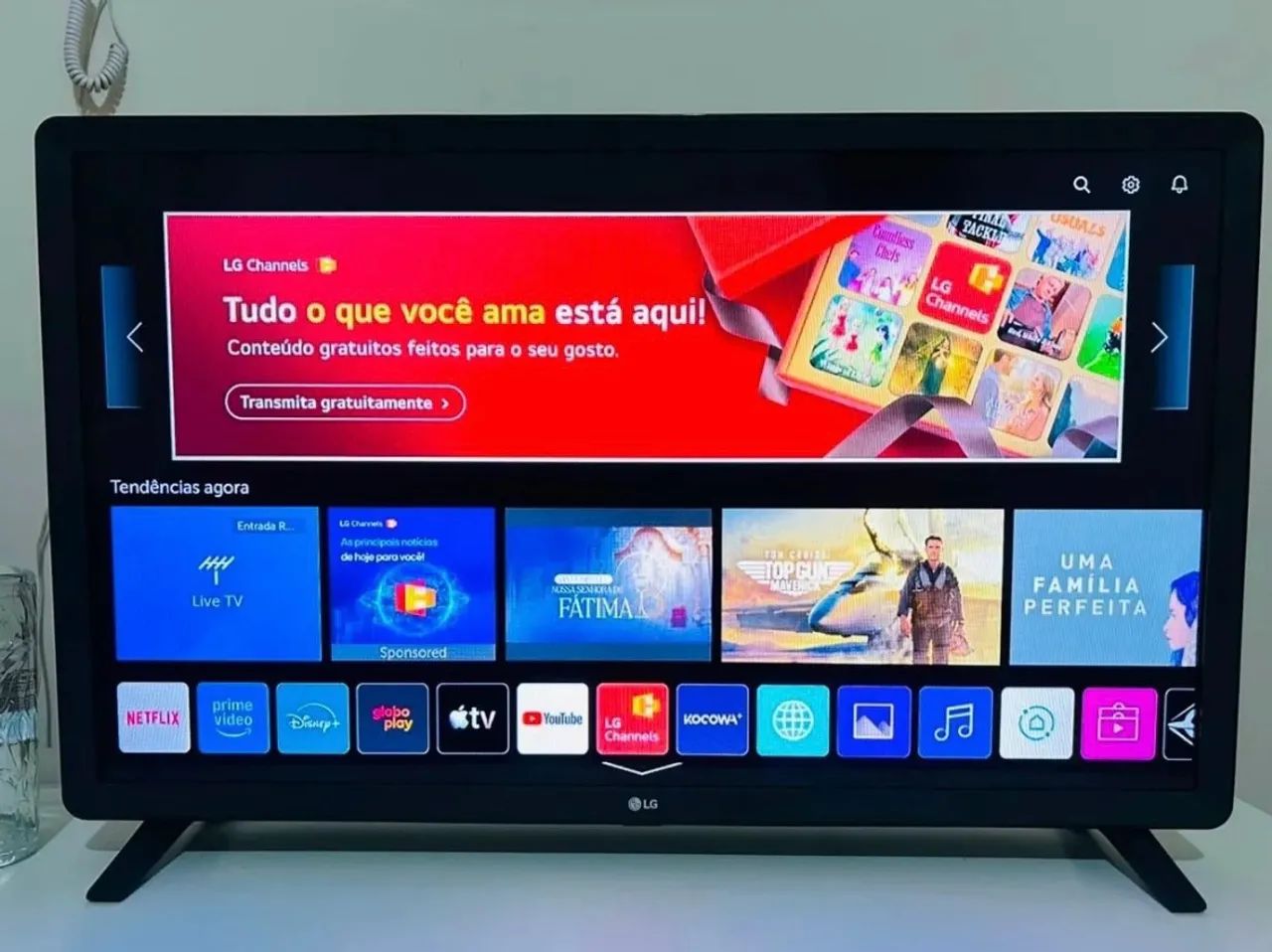 Smart tv LG 24 polegadas impecável  - Foto 4