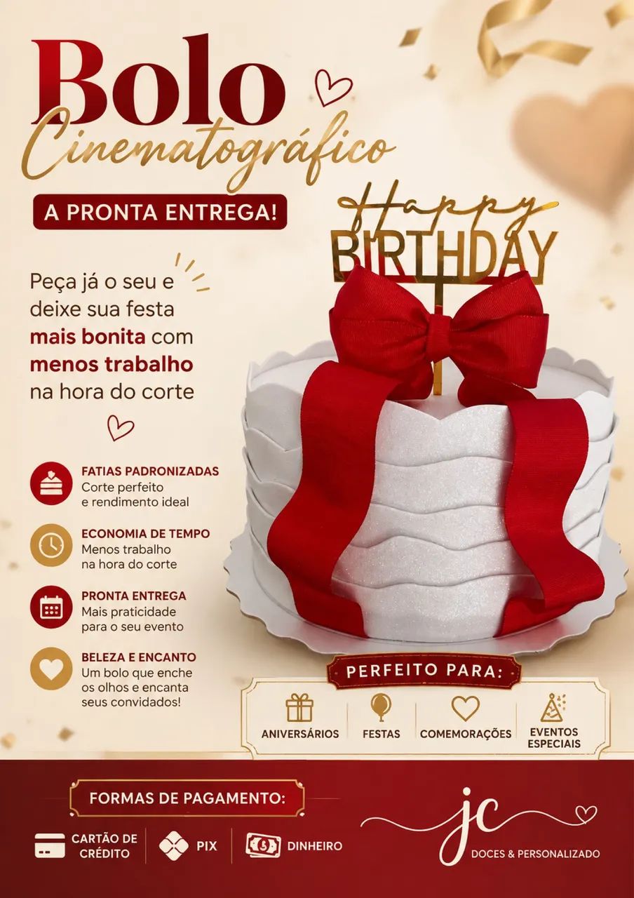 Bolo cinematográfico (fake)