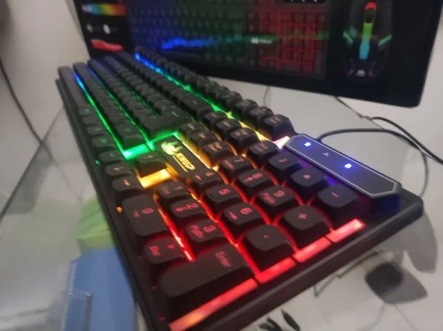 Kit Teclado e Mouse gamer - Novo  - Foto 4