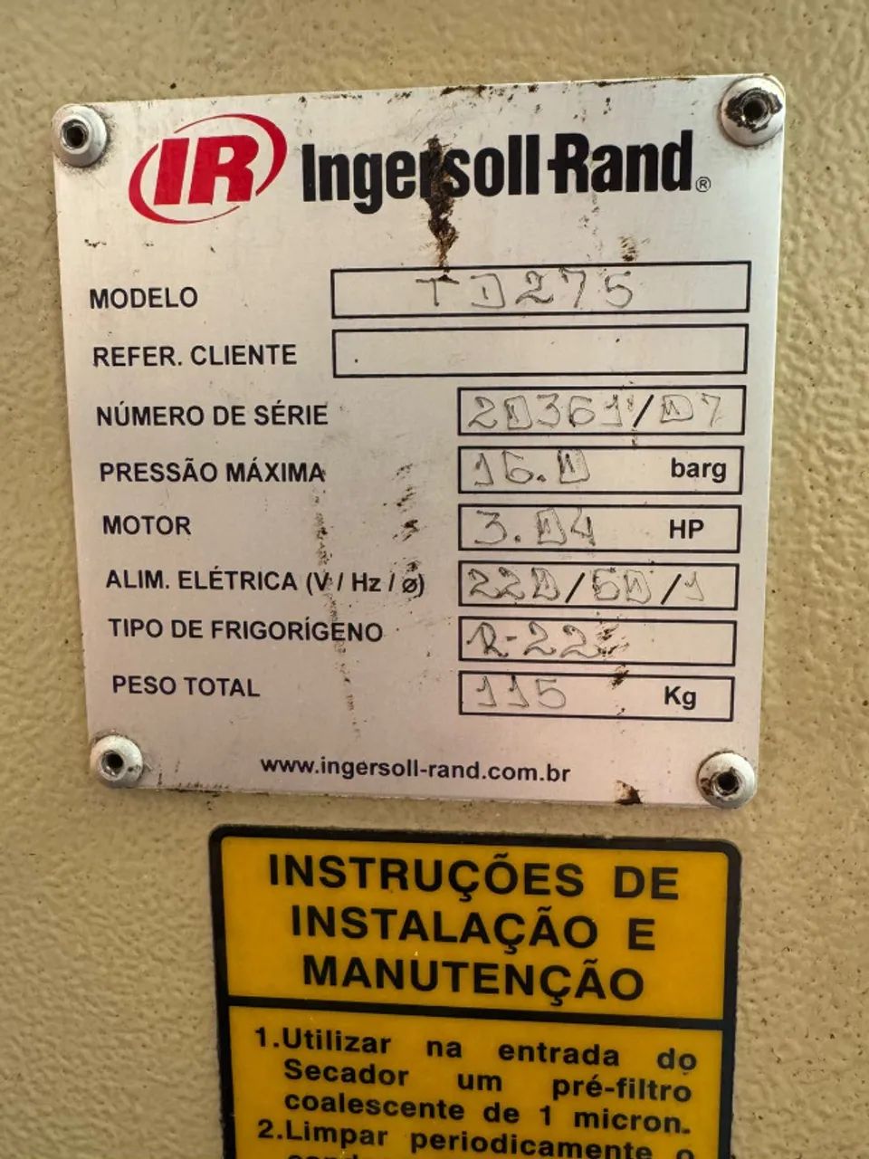 Vendo Compressor de ar + Secador - Foto 5