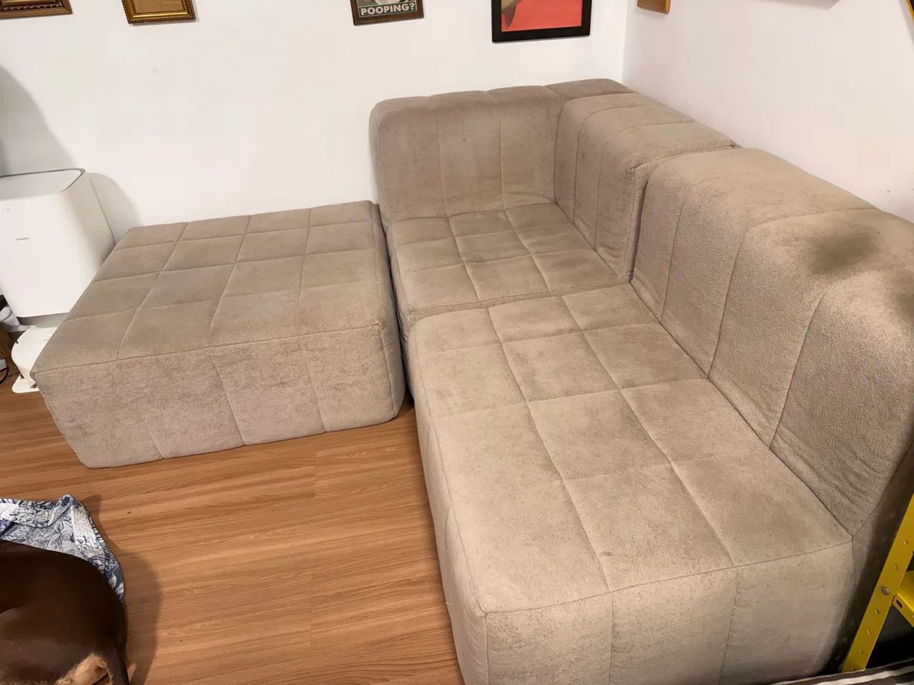 Vendo sofá modular bouclé 3 módulos  - Foto 2