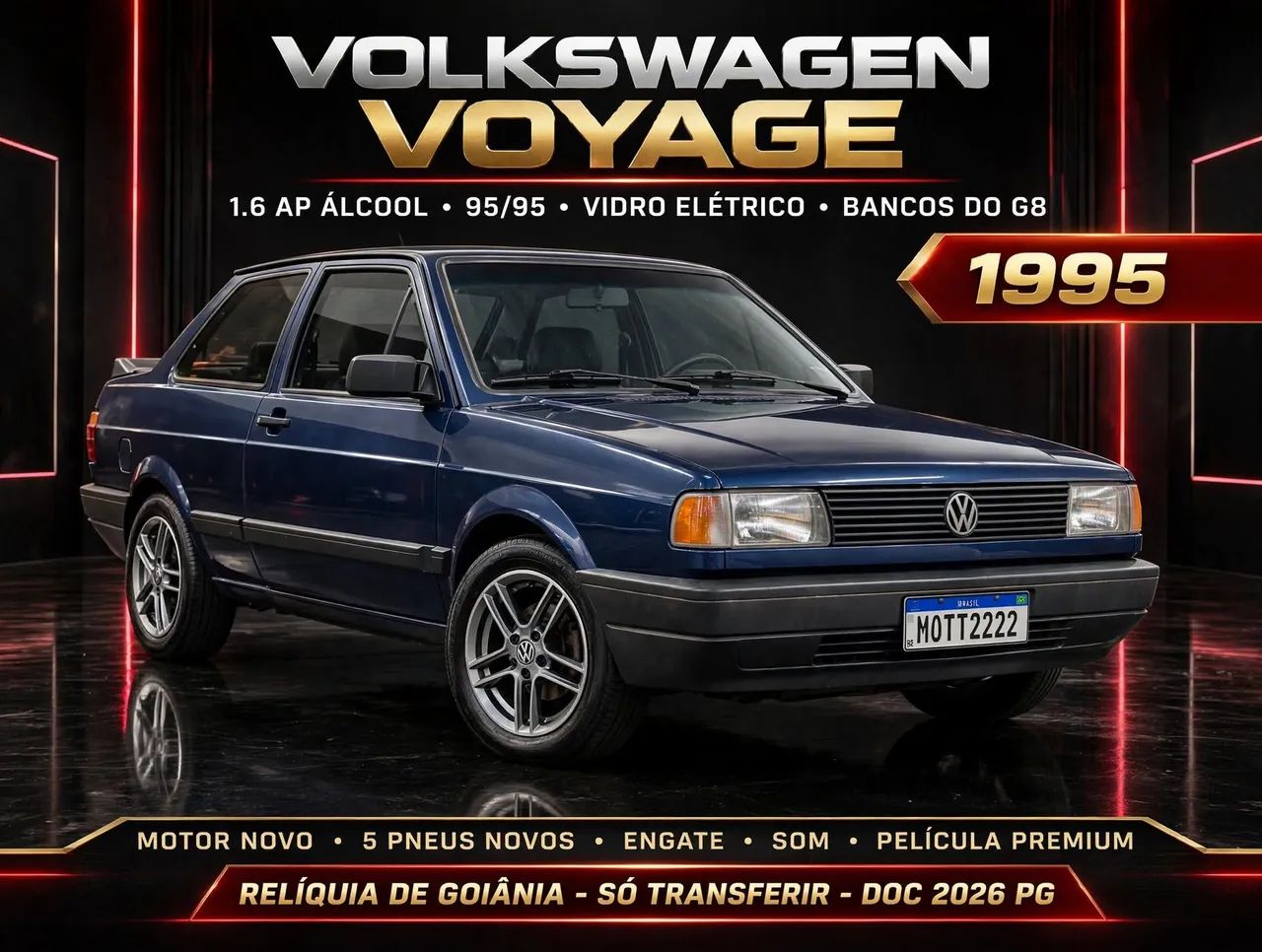 Volkswagen Voyage C/cl/fox 1.6 (álcool) 1995