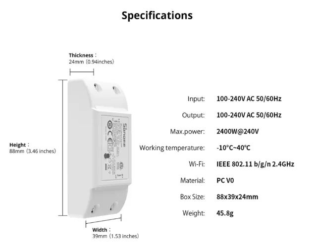 Sonoff Basic R4 Interruptor Wifi P/ Automação Residencial - Foto 4