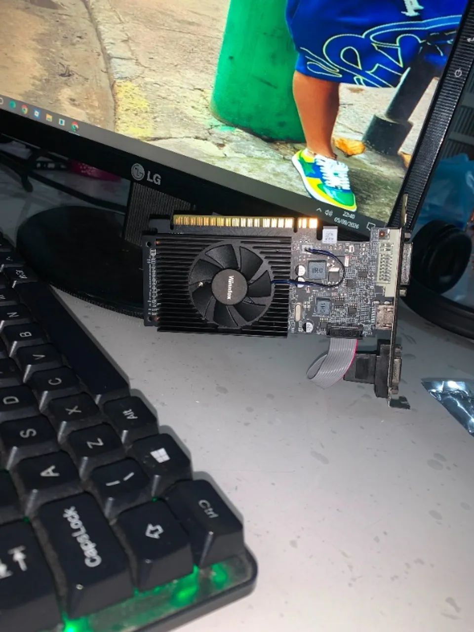  PLACA DE VÍDEO GT 210 - WINNFOX  - Foto 2