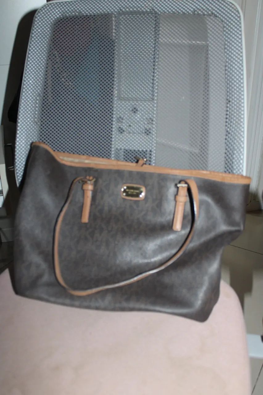 BOLSA MICHAEL KORS MARROM - Foto 4