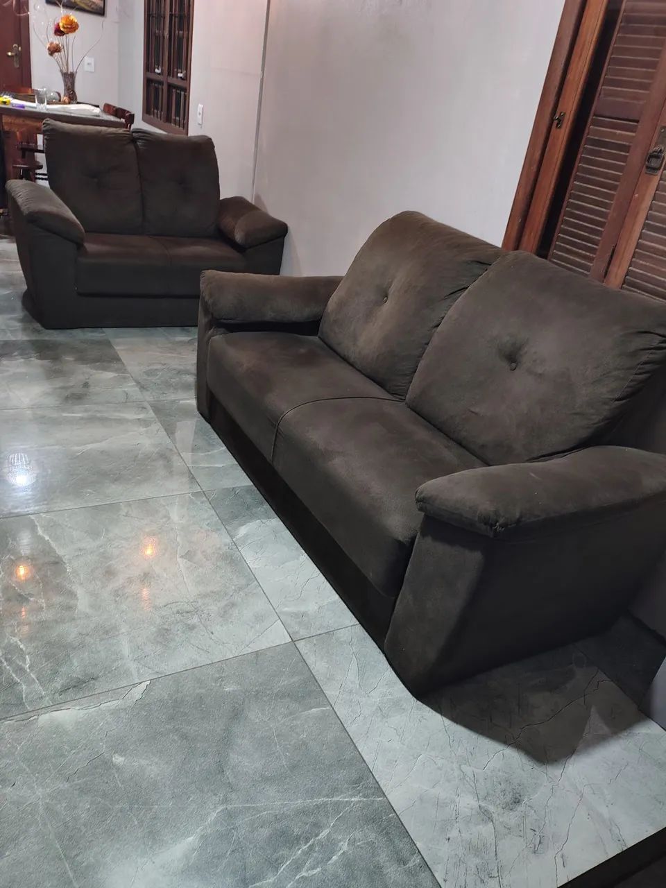 Conjunto de sofá 2 e 3 lugares