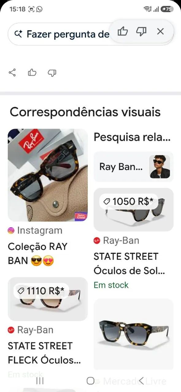 Óculos Ray Ban Original - Foto 3